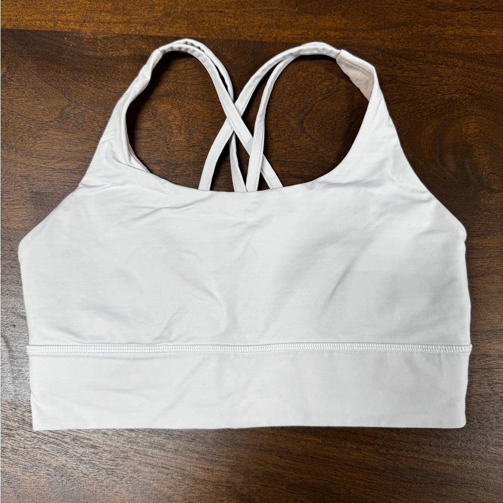 Lululemon Energy Off White Sports Bra